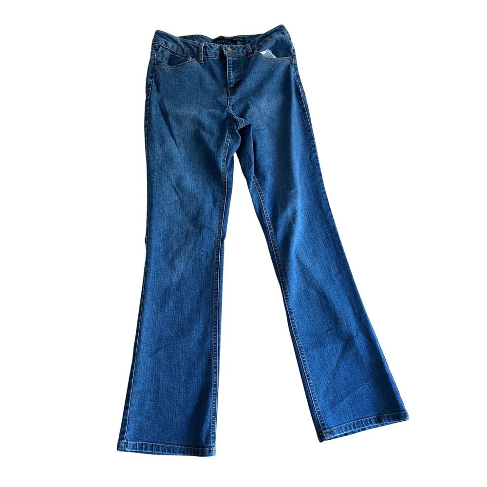 Attention Women Blue‎ Bootcut Jeans Contemporary Fit Medium Wash Size 6 Stretch
